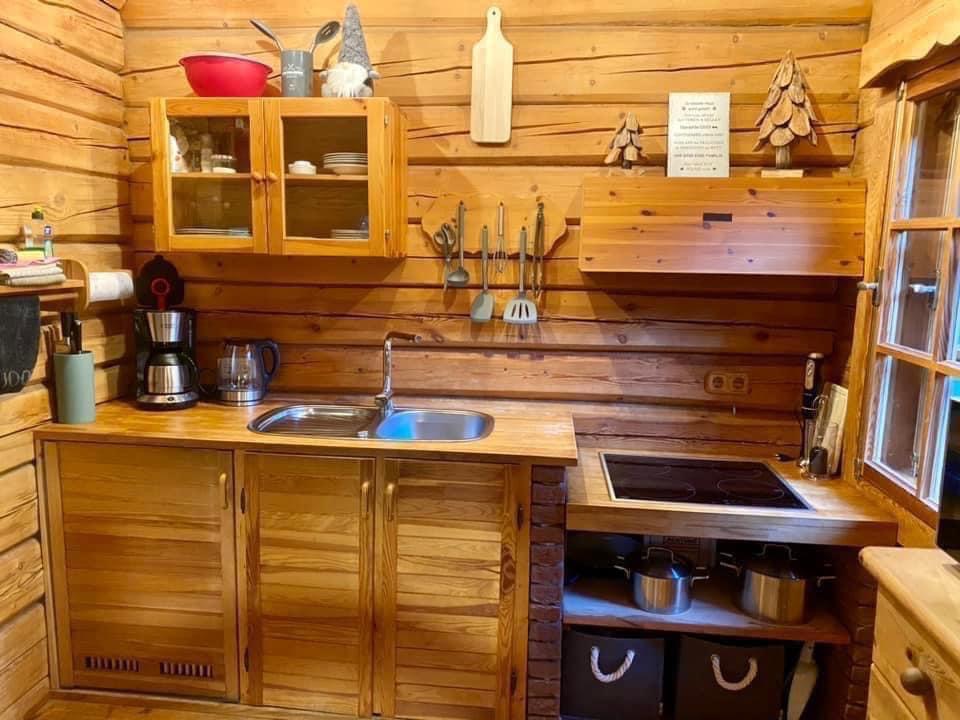 Blockhäusle Lüneburger Heide mit eingezäuntem Waldgrundstück – Foto 19