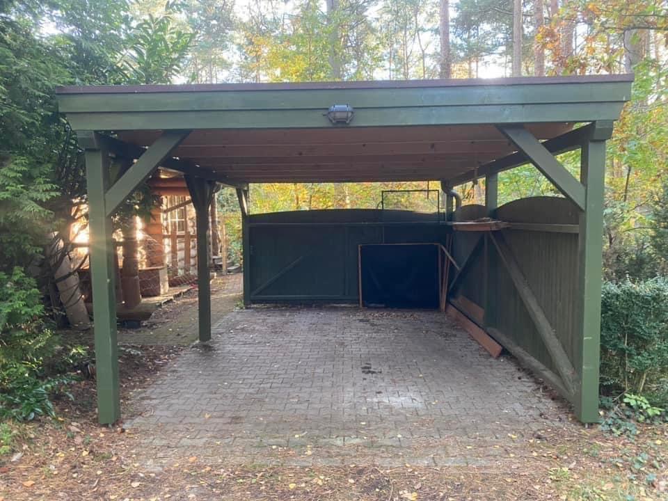 Blockhäusle Lüneburger Heide mit eingezäuntem Waldgrundstück – Foto 21